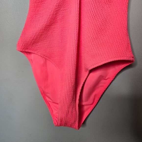 Aerie Hot Pink One Piece Swim Bikini Medium - Picture 3 of 6